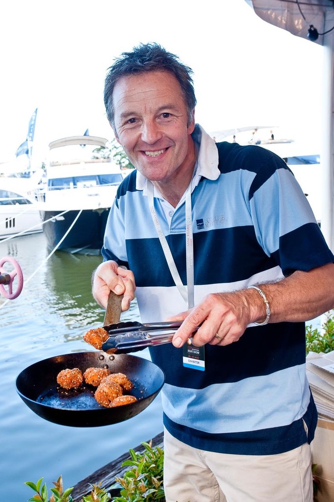 Club Marine's chef Bart Beek at the Show  - Sanctuary Cove International Boat Show  © Mark Burgin